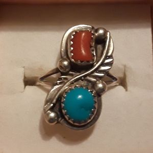 Antique Native American Sterling Silver Ring